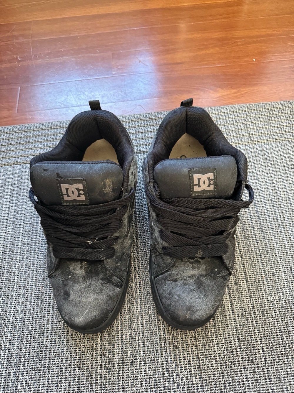 2011 DC Shoe Men Graffik SE Black BattleShip, Plaid Men SZ 13